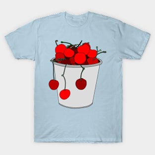 bucket of cherries 2 T-Shirt